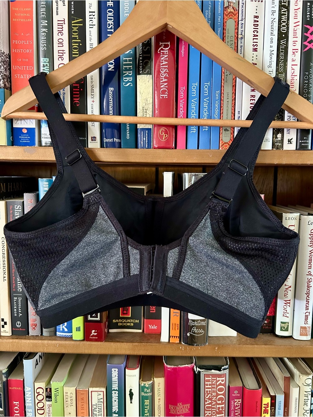 Wacoal Heather Gray Brandi 855229 Compression Underwire Sports Bra, size 34 DDD - Picture 9 of 9